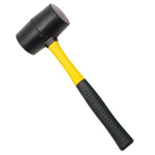 Rubber Mallet With Fibreglass Handle
