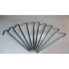 Metal Tent Pegs Heavy Duty 10 Pegs