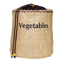 Kitchen Craft Natural Elements Hessian Vegetable Preserving Bag With Blackout