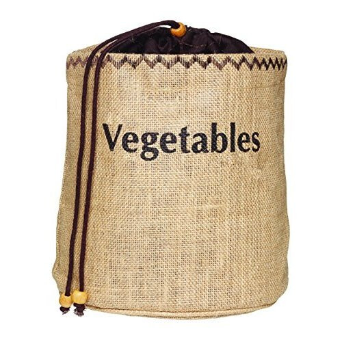 Kitchen Craft Natural Elements Hessian Vegetable Preserving Bag With Blackout