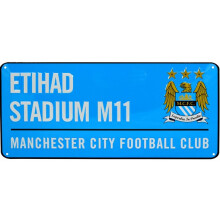 Manchester City Colour Straßenschild