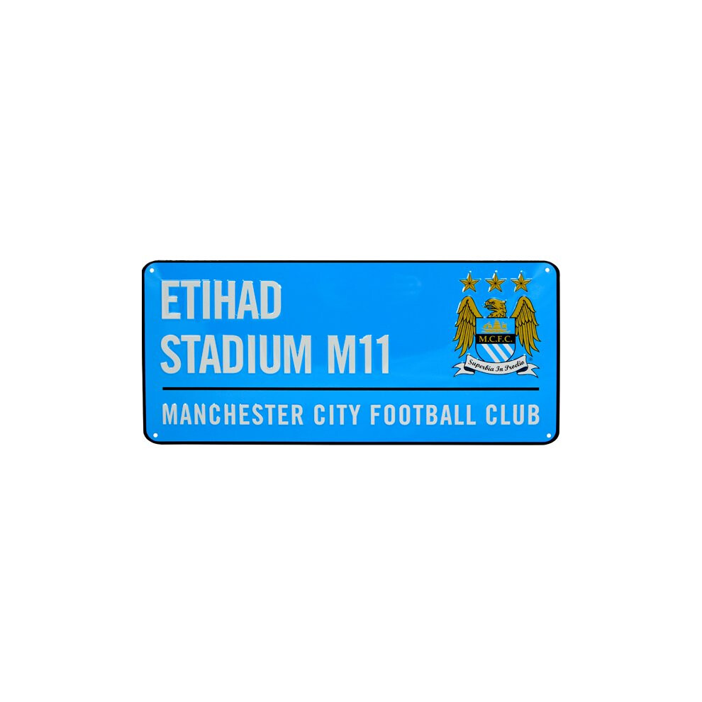 Manchester City Colour Street Sign