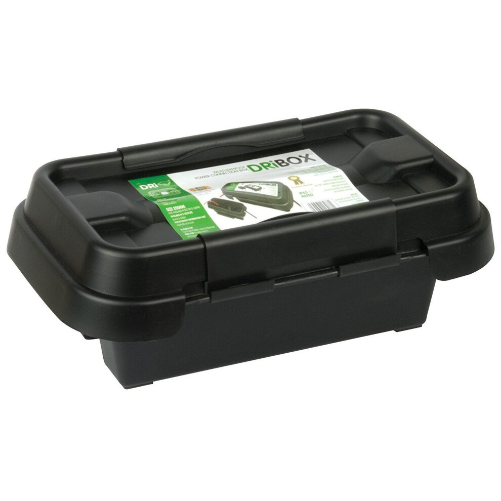 Dribox Fl-1859-200 Ip55 Small Weatherproof Electrical Box - Black 5035895130780