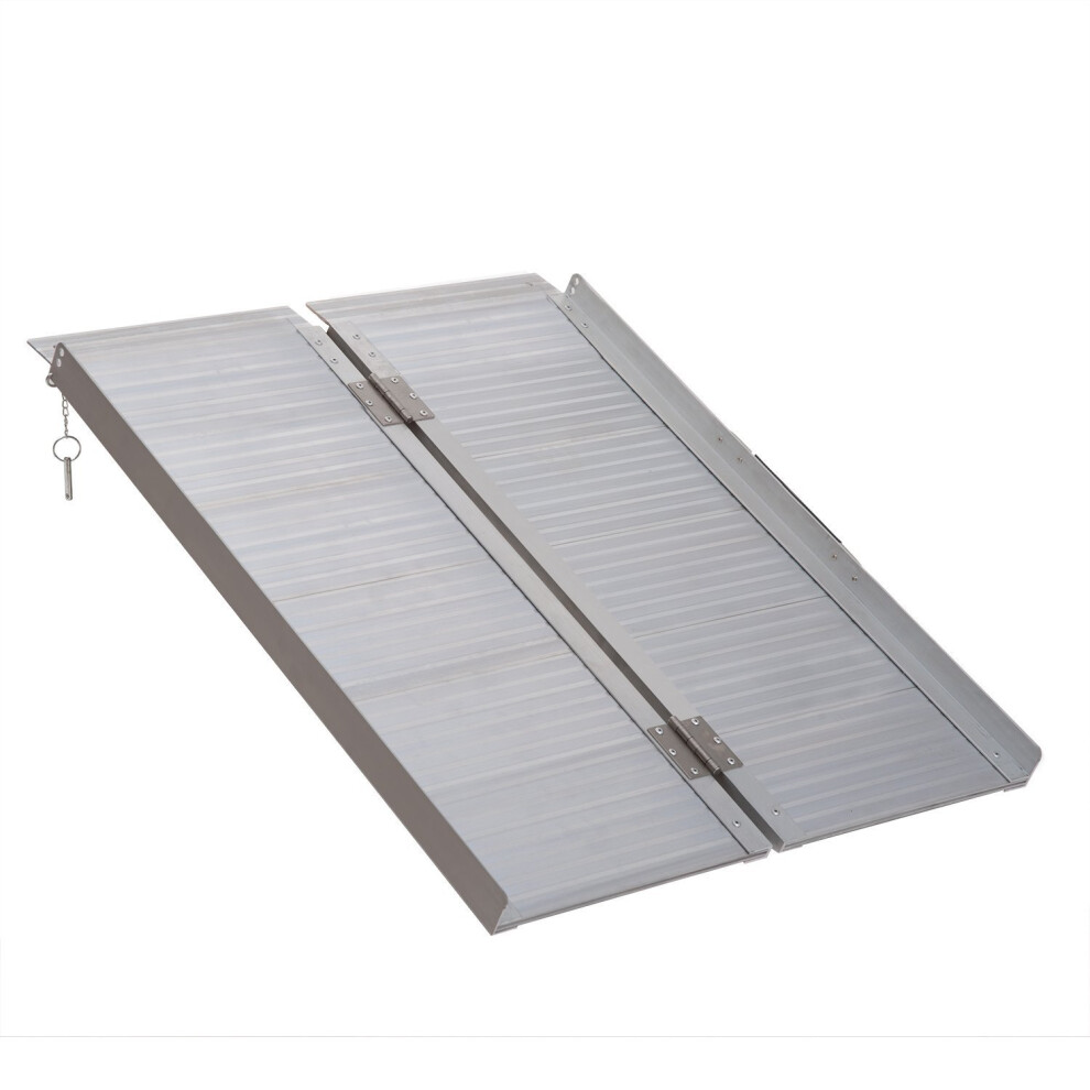 (3ft) Homcom Portable Folding Aluminium Ramp Wheelchair Pet