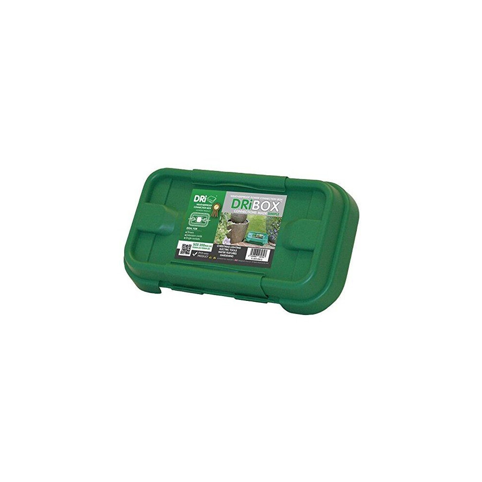 Dribox Fl-1859-200G Ip55 Small Weatherproof Electrical Box - Green 5035895130797