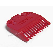 Wahl Clipper Attachment Comb No1  3mm 1/8" Red - Fits Full Sized WAHL Clippers