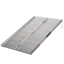 (4ft) Homcom Portable Folding Aluminium Ramp Wheelchair Pet