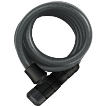 Fiets slot ABUS 6512k Booster - 180cm Zwart - Gehard staal - Unisex - Volwassenen - Recreatief fiets