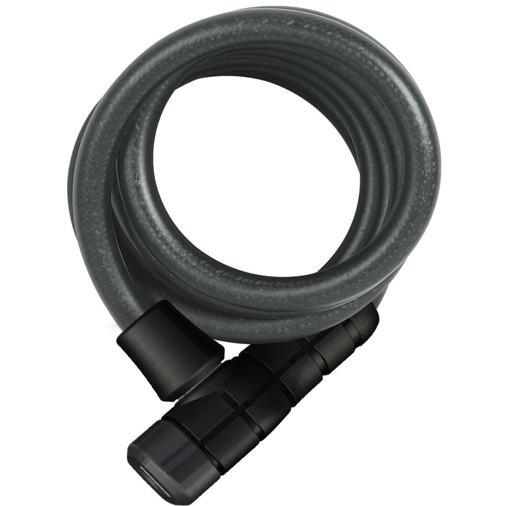 Abus 6512k Booster 180 Key Coil Scmu Cable Lock - Black