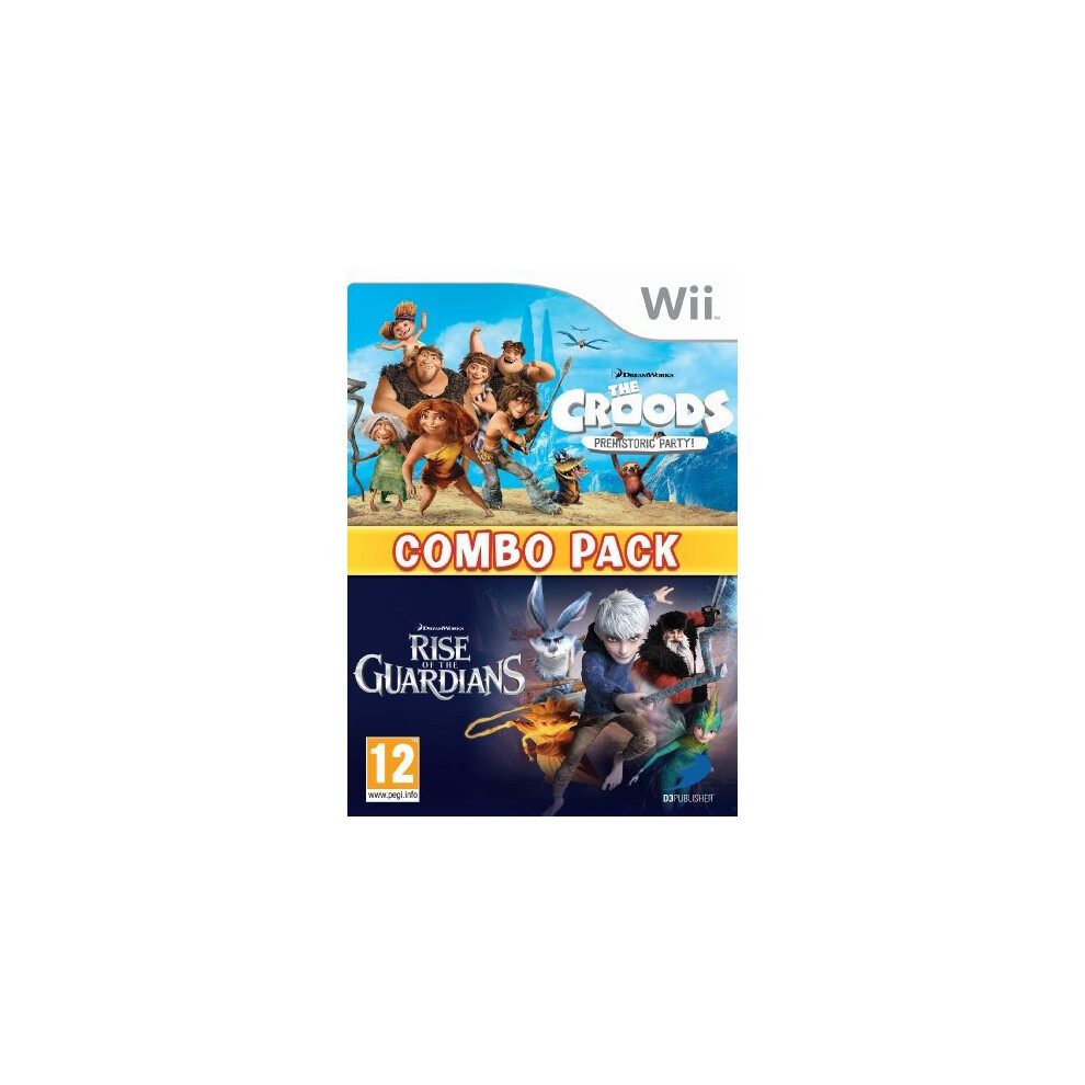 Bandai The Croods/Rise Of The Guardians Double Pack (Nintendo Wii)