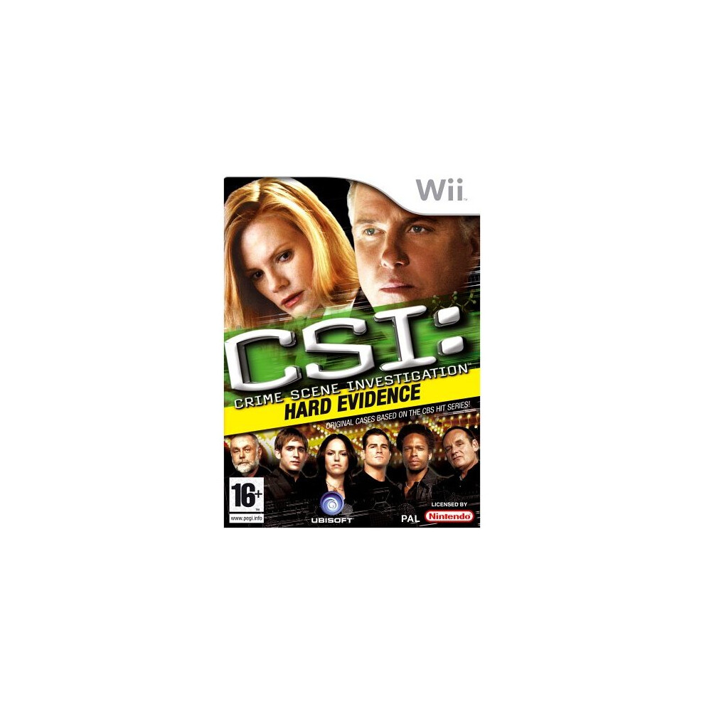 Csi: Crime Scene Investigation - Hard Evidence (Nintendo Wii) 3307210327185