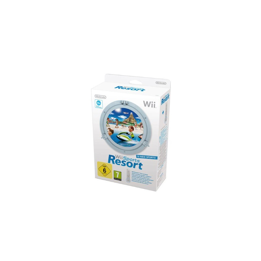 Wii Sports Resort + Wii Remote Plus - White (Nintendo Wii)