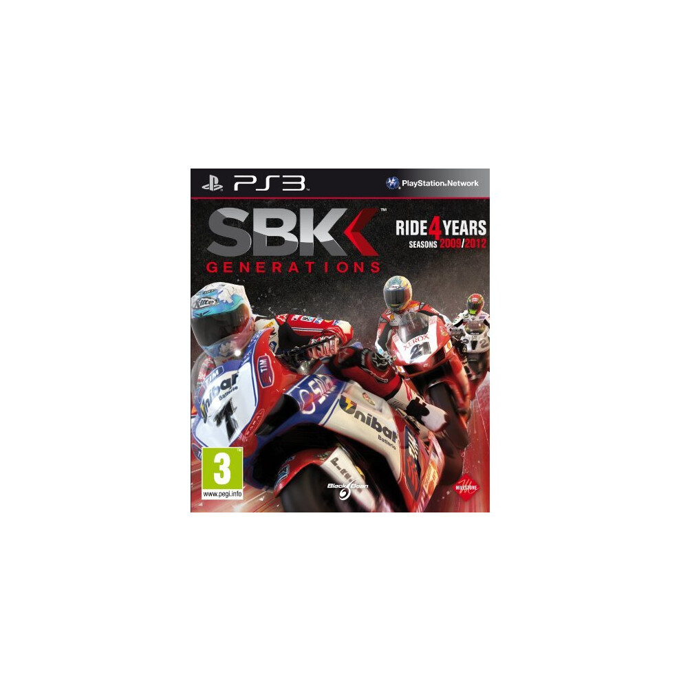 Pqube Sbk Generations (Playstation 3) Size 3