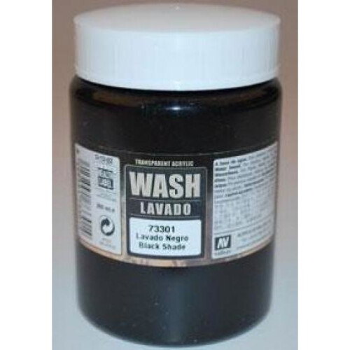 Vallejo Washes - Black Shade 200ml