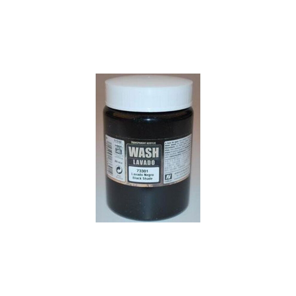 Vallejo Washes - Black Shade 200ml