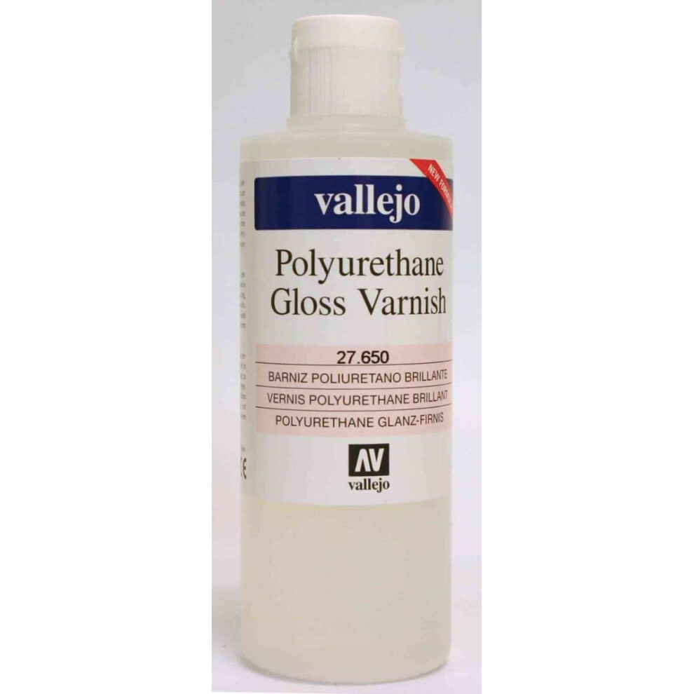 Vallejo Polyurethane Varnish - Gloss 200ml