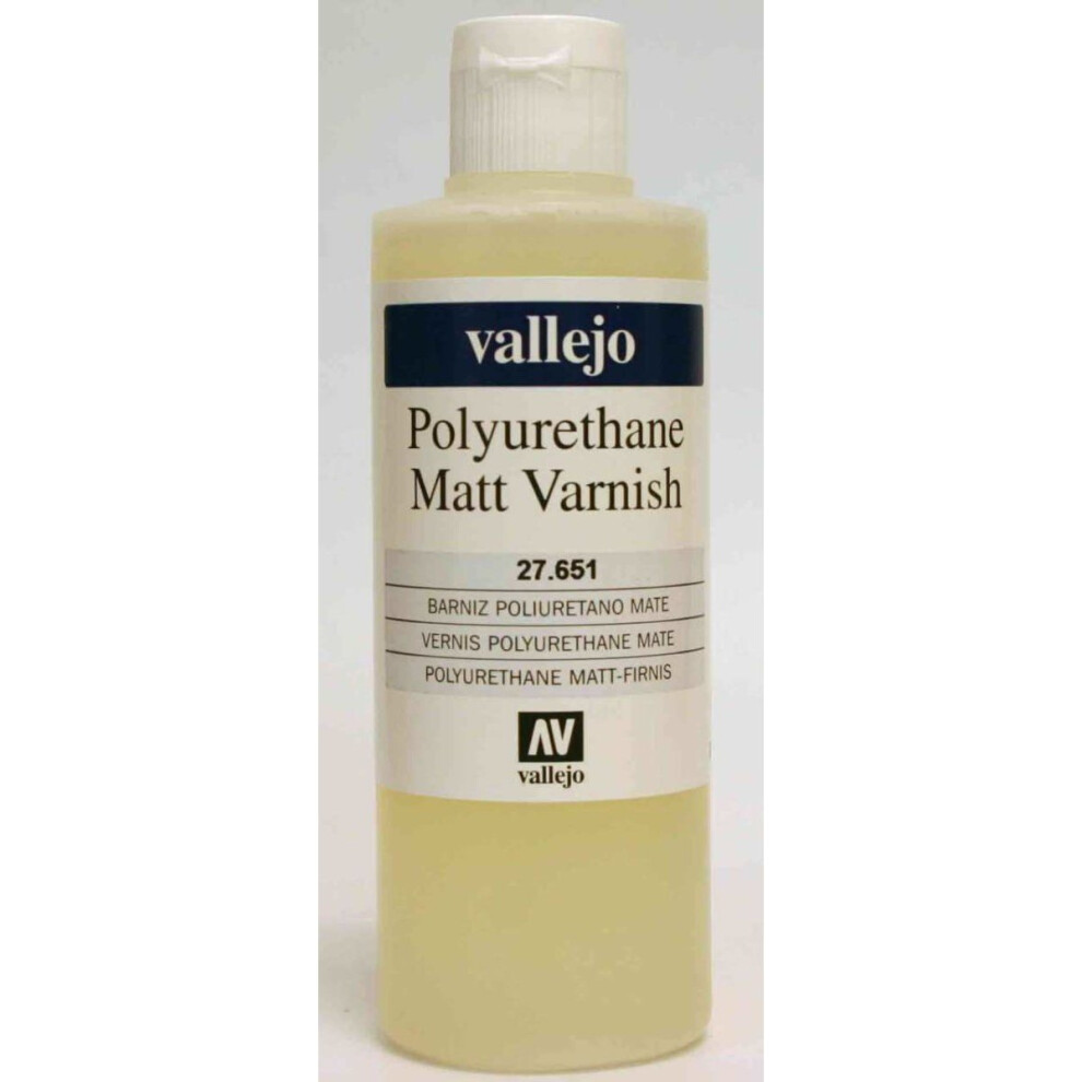 Vallejo Polyurethane Varnish - Matt 200ml