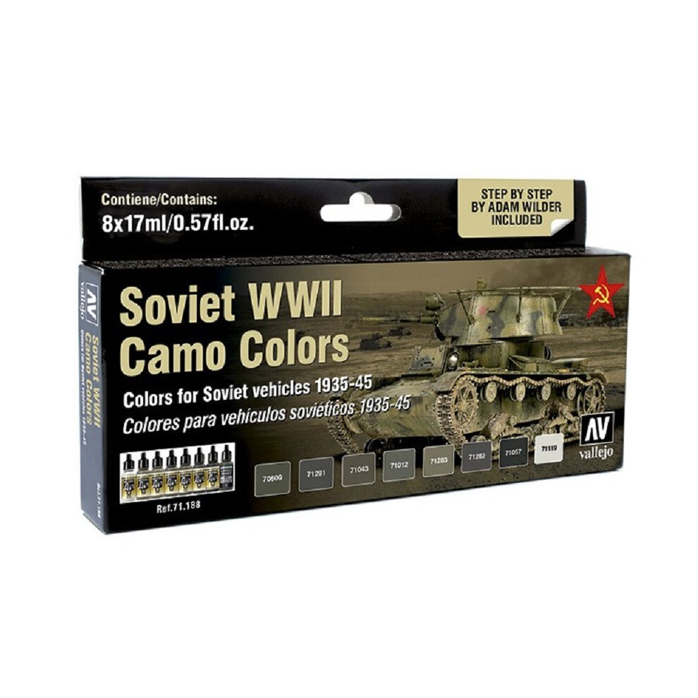 Vallejo Model Air Set - Soviet AFV WWII Camo colours