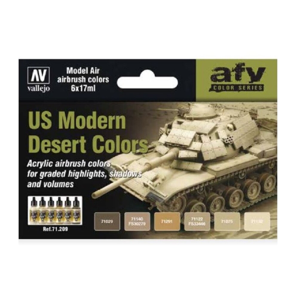 Vallejo Model Air Set - US Modern Desert Colors