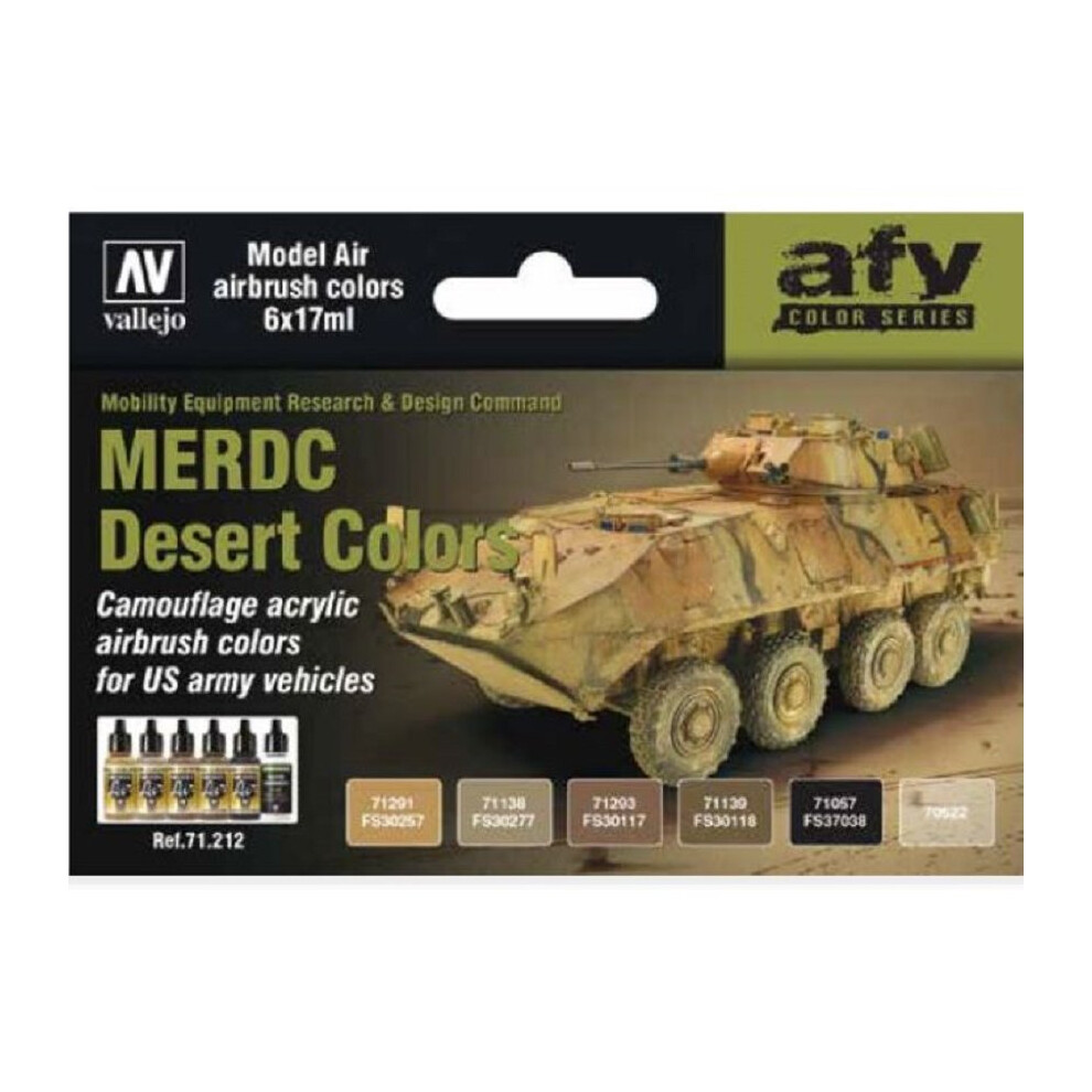 Vallejo Model Air Set - US MERDC Desert Colors