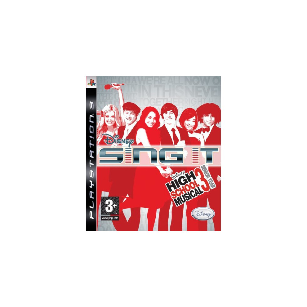 Disney Sing It: High School Musical 3 Senior Year (Playstation 3)-image-OPC-PC9JQY-NEW