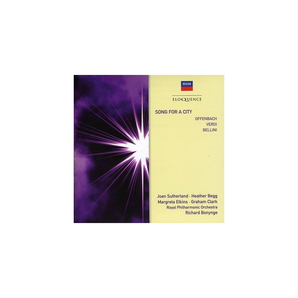 Sutherland/Begg/Clark/RPO/Maazel - Song for a City [CD]-image-OPC-PC9NHQ-NEW