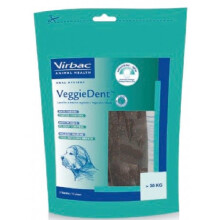 (Veggie Dent L 15 chews) Virbac - Veggie Dent Dog Dental Chews (15 Chews) 2kgs - more 30kgs