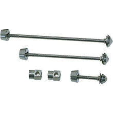Pitlock 4 Piece Security Wheel Seat Pin & Aheadset Cap Set Silver