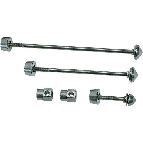 Pitlock 4 Piece Security Wheel Seat Pin & Aheadset Cap Set Silver