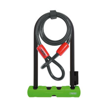 Fiets slot ABUS Ultra 410 - 230mm (met verlengkabel) Zwart - Volwassen - Racefiets - Unisex