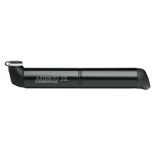 SKS Airboy XL Mini-Fahrradreifenpumpe mit Zweikammersystem und Rahmenhalterung