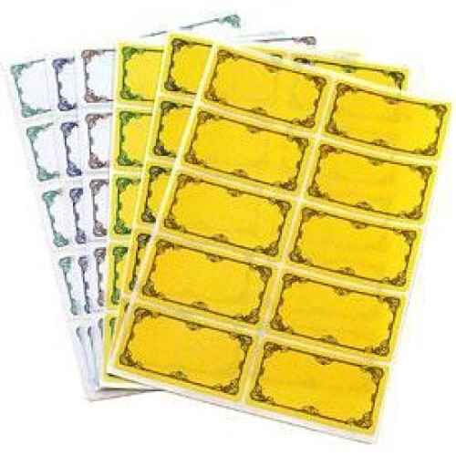 60 Pack Of Preserving Labels