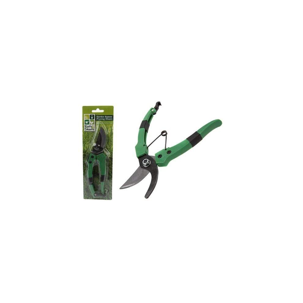 Gardening Bypass Pruning Shears Snips Clippers Scissors Garden Tool Green Diy -  7 strong carbon steel garden shears cutters secateurs plant pruning