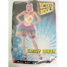 Small Candy Queen Costume - candy costume dress queen fancy ladies katy perry outfit womens pop star