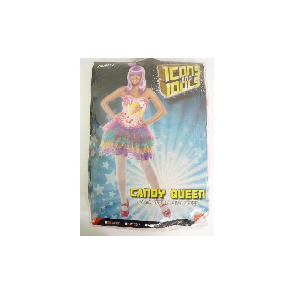 Small Candy Queen Costume -  candy costume dress queen fancy ladies katy perry outfit womens pop star