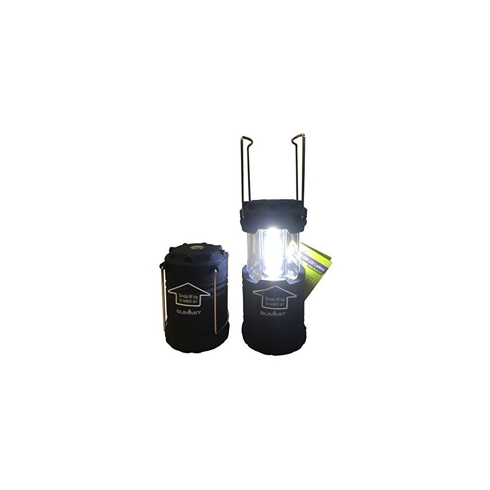 Summit 9W Led 600 Lumen Collapsible Lantern Camping Fishing Emergency Outdoor - Summit 9W Led 600 Lumen Collapsible Lantern Camping Fishing Outdoor Light