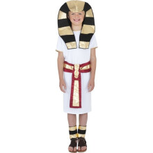 Smiffy's Children's Egyptian Boy Costume, Robe, Belt, Headpiece & Anklets, Ages -
