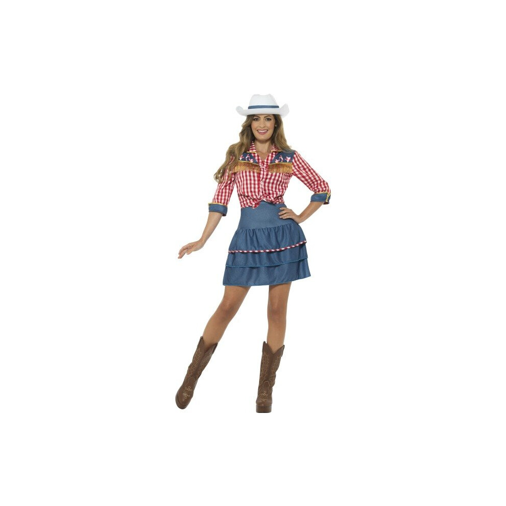 Women's Rodeo Doll Costume -  rodeo cowgirl fancy dress womens costume ladies western doll wild cowboy adult
