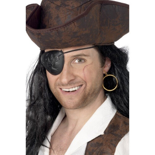 Smiffy's Adult pirate earring and eye patch
