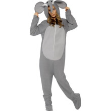 Smiffy's Adult Unisex Elephant Costume, All In One Jumpsuit, Size: L, Colour: - elephant costume adult fancy dress zoo animal unisex outfit mens