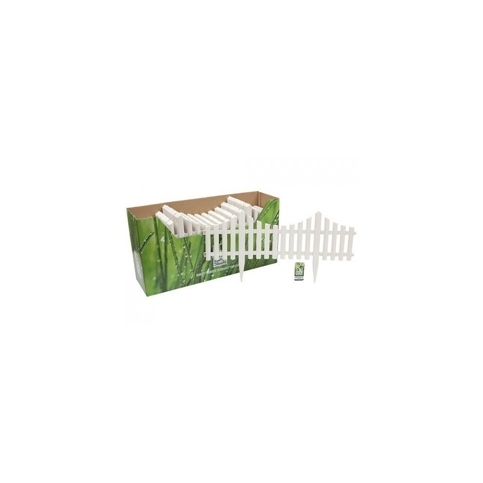 Plastic Picket Fence Piece | Single White Picket Fence Panel