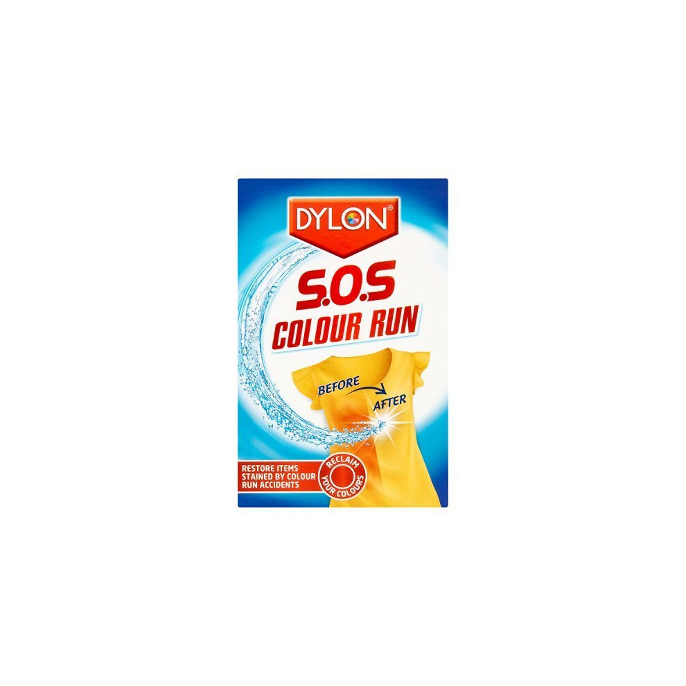 150ml Dylon Sos Colour Run Remover -  colour run dylon remover 2 sos restore sachets x 75ml runs