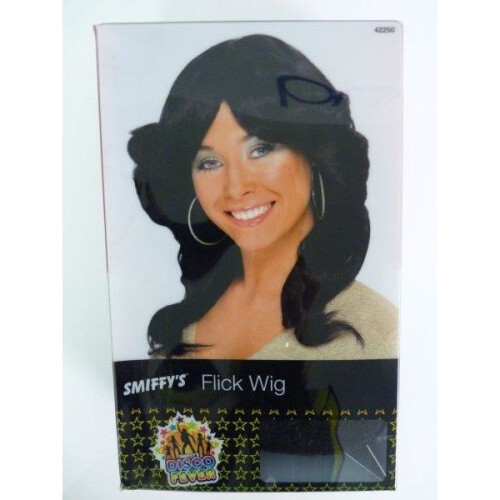 Smiffy's 70s black wig for women