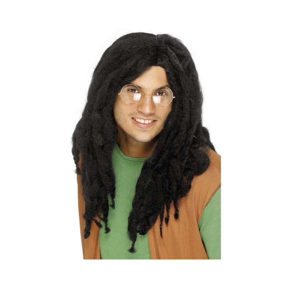 Dreadlock Wig, Brown -  wig brown fancy dress mens rasta dreadlock dreadlocks new jamaican costume party smiffys bobsleigh team 90s