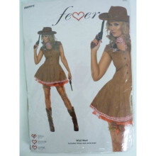 Small Ladies Wild West Costume - wild west costume dress fancy ladies cowgirl outfit western womens fever adult cowboy sexy
