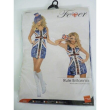 Small Ladies Sexy Britannia Costume - costume dress womens fancy britannia rule ladies union jack all glitters fever sequined adult spice outfit