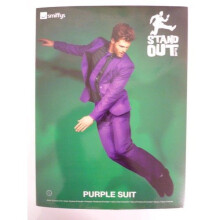 Large Men's Purple Suit - stand out fancy dress mens suit costume stag party outfit purple do comedy funny adult new suits festival smiffys