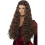 Smiffy's Long brown medieval princess wig for women 1