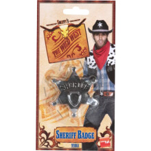 Smiffys Unisex Sheriff Star Badge - sheriff badge star fancy dress smiffys wild west cowboy costume metal western
