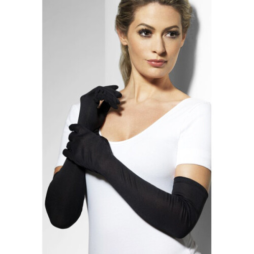 Long black women's dress gloves sale